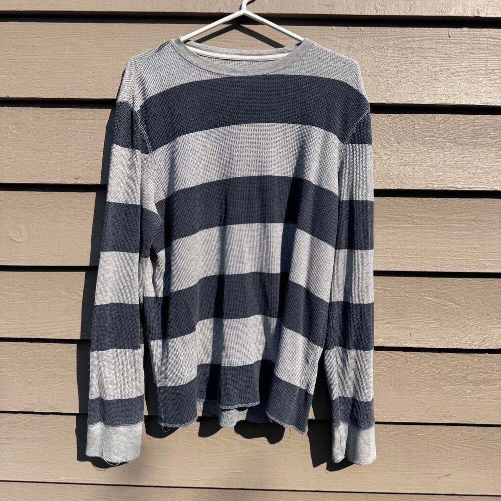 Urban-pipeline Men's Blue and Grey Shirt